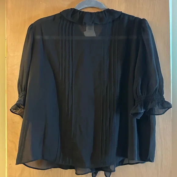 Cabi NWT Black Cherish Blouse, L - Picture 5 of 5